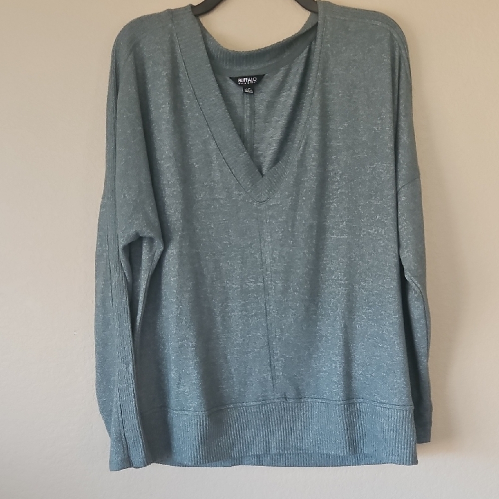 Buffalo David Bitton Women's V-Neck Sweater L‎